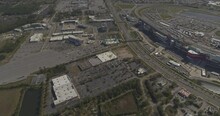 Daytona Beach Florida Aerial V13 Birdseye View Of The International Speedway And Airport - DJI Inspire 2, X7, 6k - March 2020