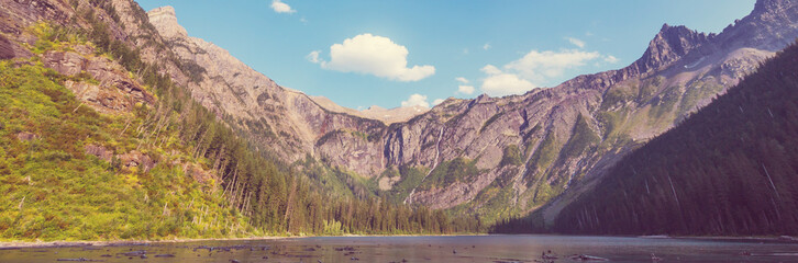 Canvas Print - Avalanche lake