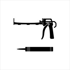 Wall Mural - Caulking Gun Icon, Glue Gun Icon