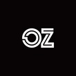 © duagaris - OZ monogram logo with abstract line