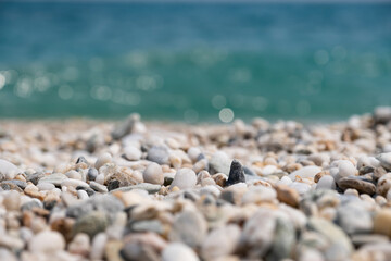 Wall Mural - Sea of pebbles