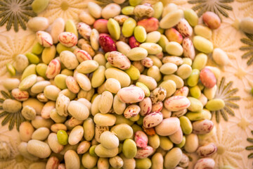 Haricot bean close background with high resolution