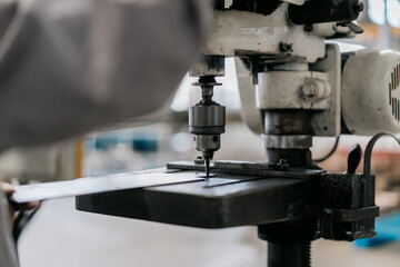 Canvas Print - worker working in factory