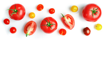 Sticker - Various fresh ripe juicy tomatoes