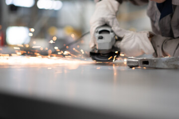 worker working in factory	