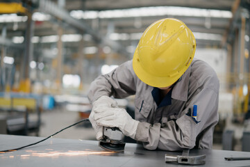 Sticker - worker working in factory