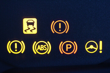 Collection of vehicle warning lights