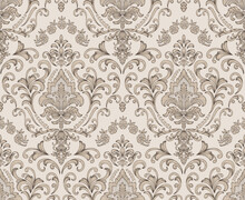 Damask Seamless Pattern Element. Vector Classical Luxury Old Fashioned Damask Ornament, Royal Victorian Seamless Texture For Wallpapers, Textile, Wrapping. Vintage Exquisite Floral Baroque Template.