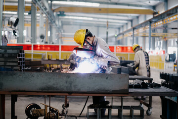 worker working in factory	