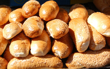 tasty wheat flour rolls