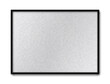 © Petra Richli - Black picture frame with silver brushed metal texture inside, blank. Template for shop or business name sign. Custom metal signage texture. Isolated on white.
