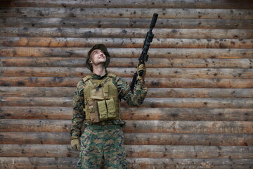 Wall Mural - soldier portrait