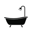 bathtub icon vector