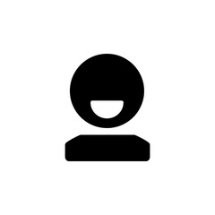 Poster - user icon. application icon. perfect for logo, website, application, presentation and more product. icon design solid style