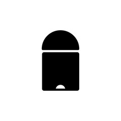 Poster - empty trash icon. application icon. perfect for logo, website, application, presentation and more product. icon design solid style