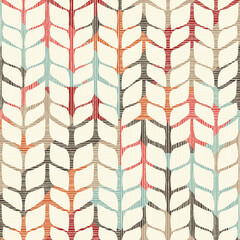 Poster - Abstract vector creative seamless chevron pattern. Colorful background for printing brochure, poster, card, print, textile, magazines, sport wear. Modern trendy design. Shabby chic