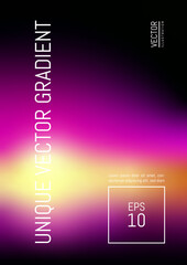 Wall Mural - Vector blurred mesh gradient background trend colors sunset sunrise