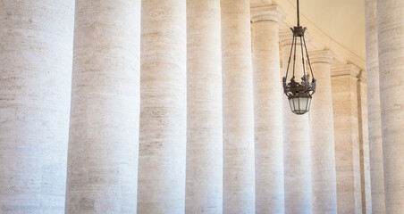 Wall Mural - Bernini Colonnade at Vatican