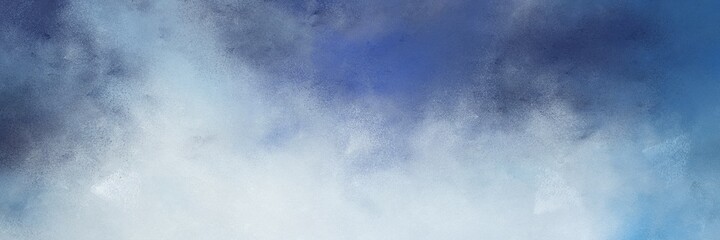 Aufkleber - stunning vintage abstract painted background with pastel blue, light steel blue and dark slate blue colors and space for text or image. can be used as horizontal header or banner orientation