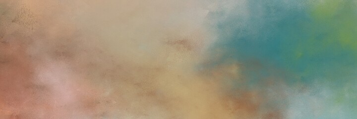 Poster - beautiful abstract painting background texture with rosy brown, blue chill and gray gray colors and space for text or image. can be used as postcard or poster
