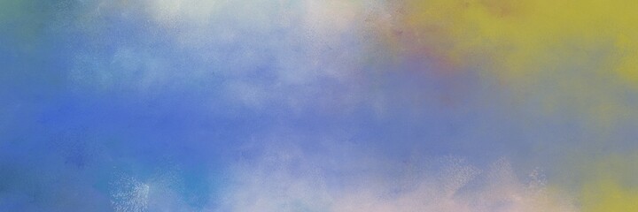 Poster - beautiful vintage abstract painted background with light slate gray, dark khaki and silver colors and space for text or image. can be used as horizontal header or banner orientation