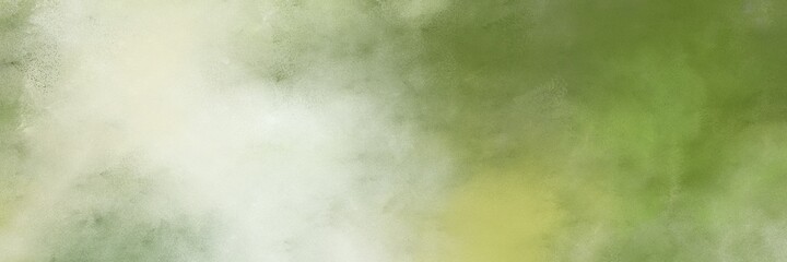 Aufkleber - decorative abstract painting background texture with pastel gray, olive drab and dark khaki colors and space for text or image. can be used as horizontal header or banner orientation