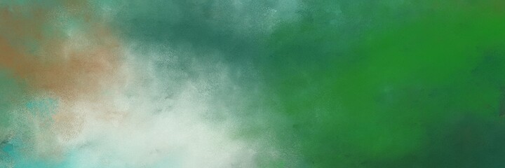 Poster - awesome sea green, silver and gray gray colored vintage abstract painted background with space for text or image. can be used as postcard or poster