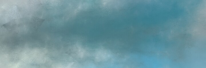 Poster - beautiful cadet blue, pastel blue and dark gray colored vintage abstract painted background with space for text or image. can be used as postcard or poster