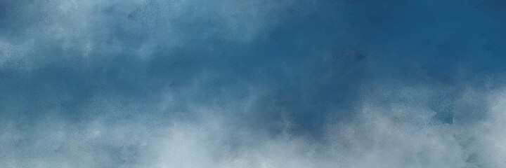 Aufkleber - awesome vintage abstract painted background with teal blue, ash gray and light slate gray colors and space for text or image. can be used as horizontal header or banner orientation