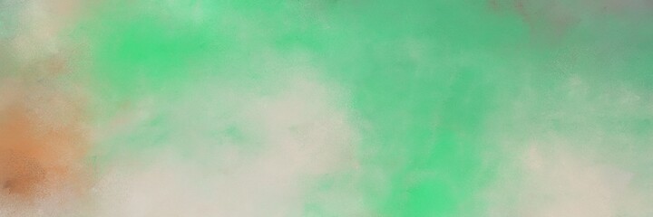 Poster - decorative abstract painting background texture with dark sea green and ash gray colors and space for text or image. can be used as header or banner
