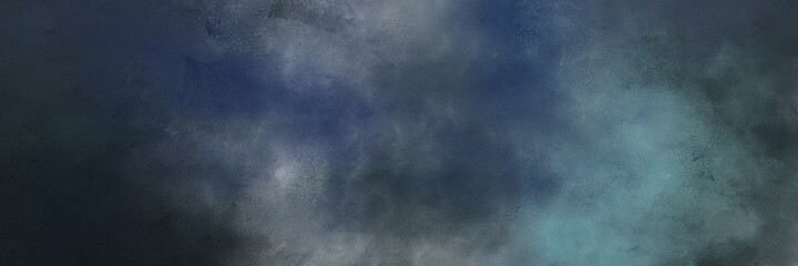 Poster - beautiful dark slate gray, slate gray and light slate gray colored vintage abstract painted background with space for text or image. can be used as horizontal background graphic