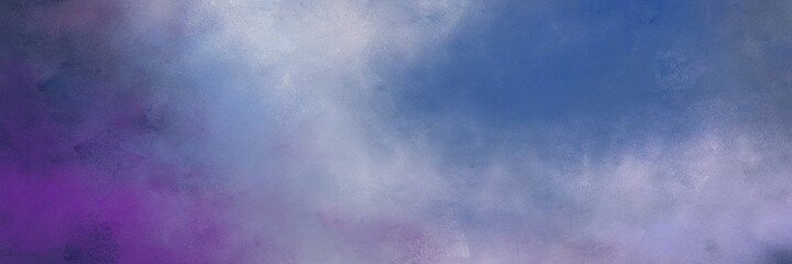 Poster - awesome abstract painting background graphic with light slate gray and pastel blue colors and space for text or image. can be used as horizontal background texture