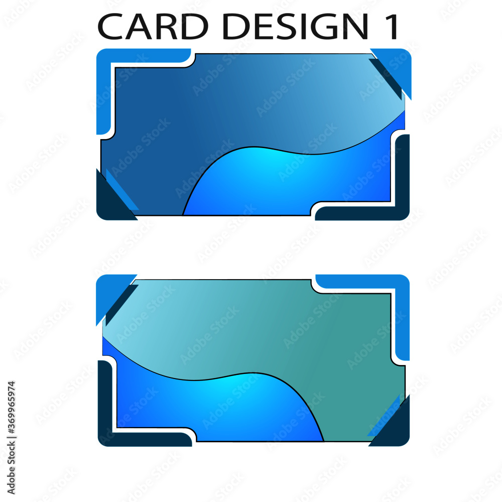 Template Card Design Single card design template 1 Stock Vector | Adobe Stock
