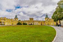 Palace At Wilanow In Warsaw