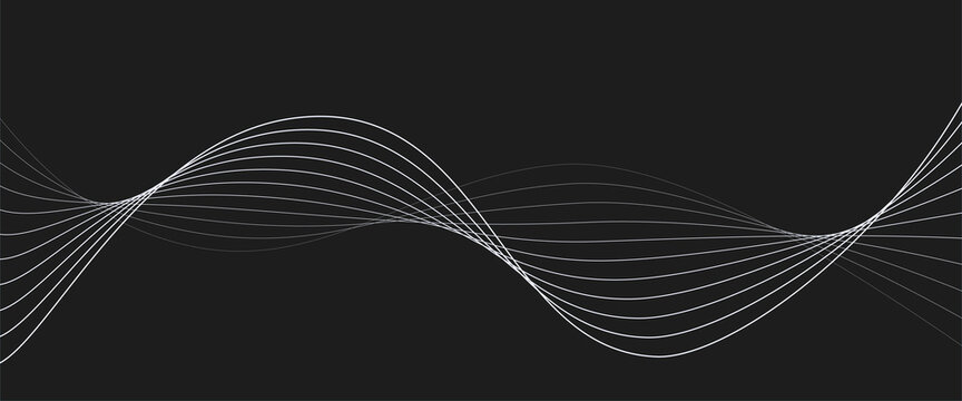 black and white abstract background wave