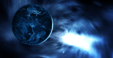 Wall Mural - planets in outer space. elements of this image furnished by nasa