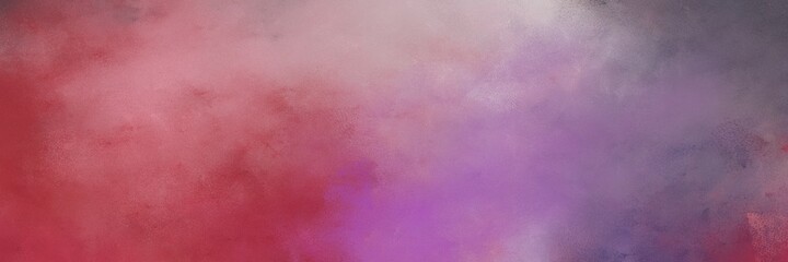 Poster - decorative vintage abstract painted background with antique fuchsia, pastel purple and dim gray colors and space for text or image. can be used as horizontal background graphic