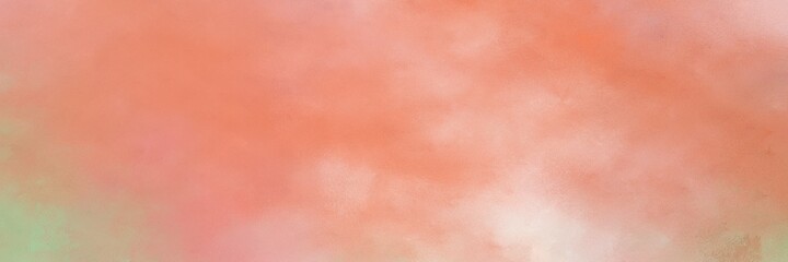 Aufkleber - awesome dark salmon, baby pink and burly wood colored vintage abstract painted background with space for text or image. can be used as horizontal background graphic