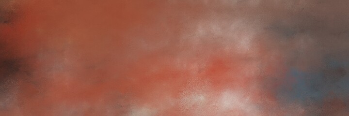 Poster - amazing vintage abstract painted background with pastel brown and dark slate gray colors and space for text or image. can be used as horizontal background texture