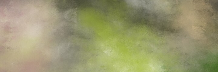 Poster - stunning gray gray, dark olive green and silver colored vintage abstract painted background with space for text or image. can be used as header or banner