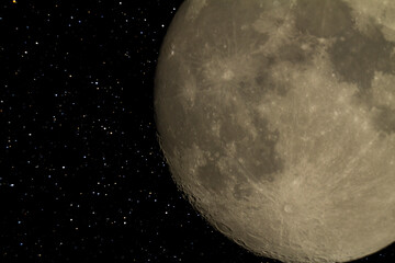 Wall Mural - the full moon and stars