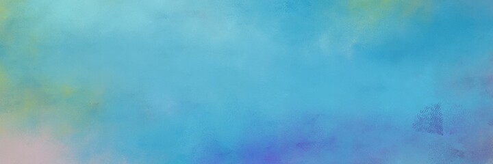Aufkleber - amazing old color brushed vintage texture with cadet blue and medium turquoise colors. distressed old textured background with space for text or image. can be used as header or banner