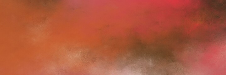 Poster - amazing sienna, old mauve and rosy brown colored vintage abstract painted background with space for text or image. can be used as horizontal background graphic