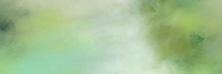 Poster - amazing abstract painting background texture with dark sea green, pastel gray and olive drab colors and space for text or image. can be used as horizontal background graphic