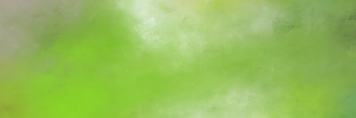 Poster - beautiful vintage abstract painted background with yellow green, dark sea green and tea green colors and space for text or image. can be used as header or banner