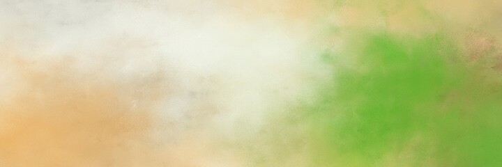 Fototapete - decorative tan, burly wood and moderate green colored vintage abstract painted background with space for text or image. can be used as horizontal background graphic