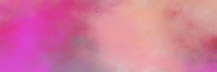Poster - beautiful abstract painting background texture with pale violet red, mulberry  and baby pink colors and space for text or image. can be used as horizontal header or banner orientation