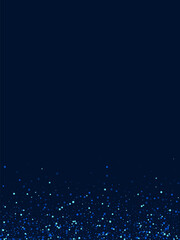 Wall Mural - White Festive Digital Confetti Texture. Silver 