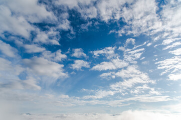 Leinwandbilder - Freedom White Clouds In The Blue Sky for nature background