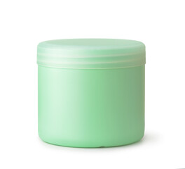 Wall Mural - Green blank cosmetic jar